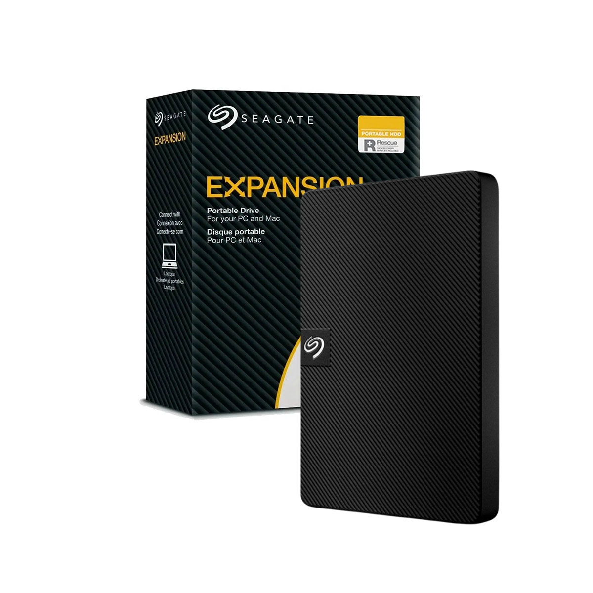 Miniatura HD Externo Seagate Expansion 1TB, USB 3.0, Preto - STKM1000400