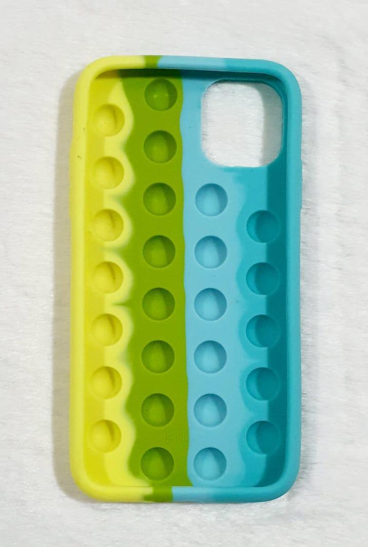Miniatura Capa Case Capinha Silicone Bolha Iphone 11 6.1 Anti Stress P