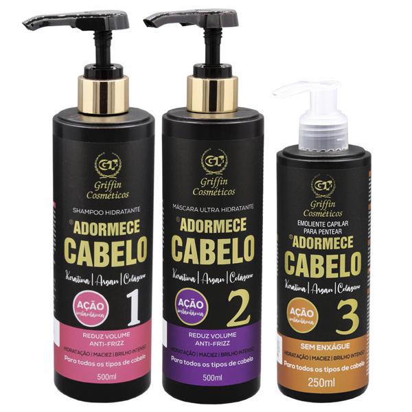Miniatura Kit Adormece Cabelo Griffin Cosméticos
