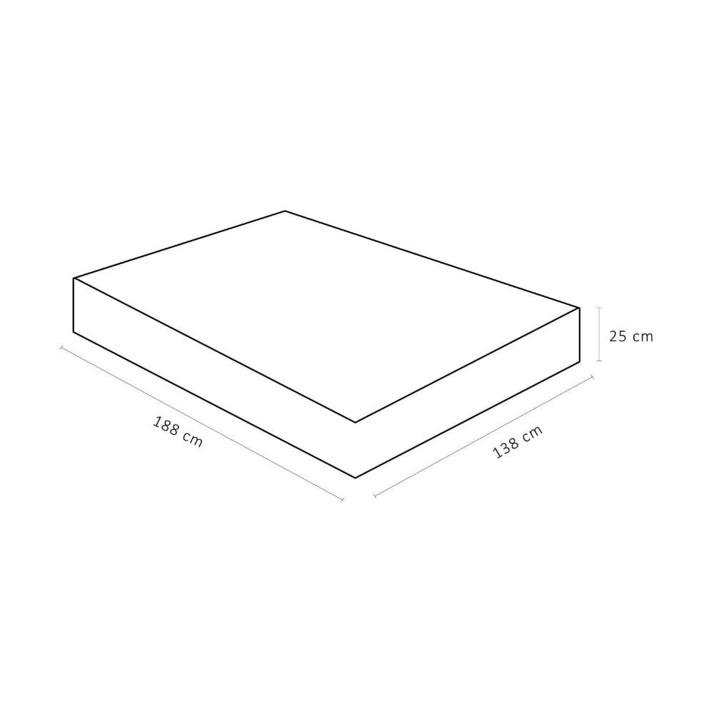 Colchão Casal Airtech Spring Pocket Ortobom 138x188x25cm Branco/Bege