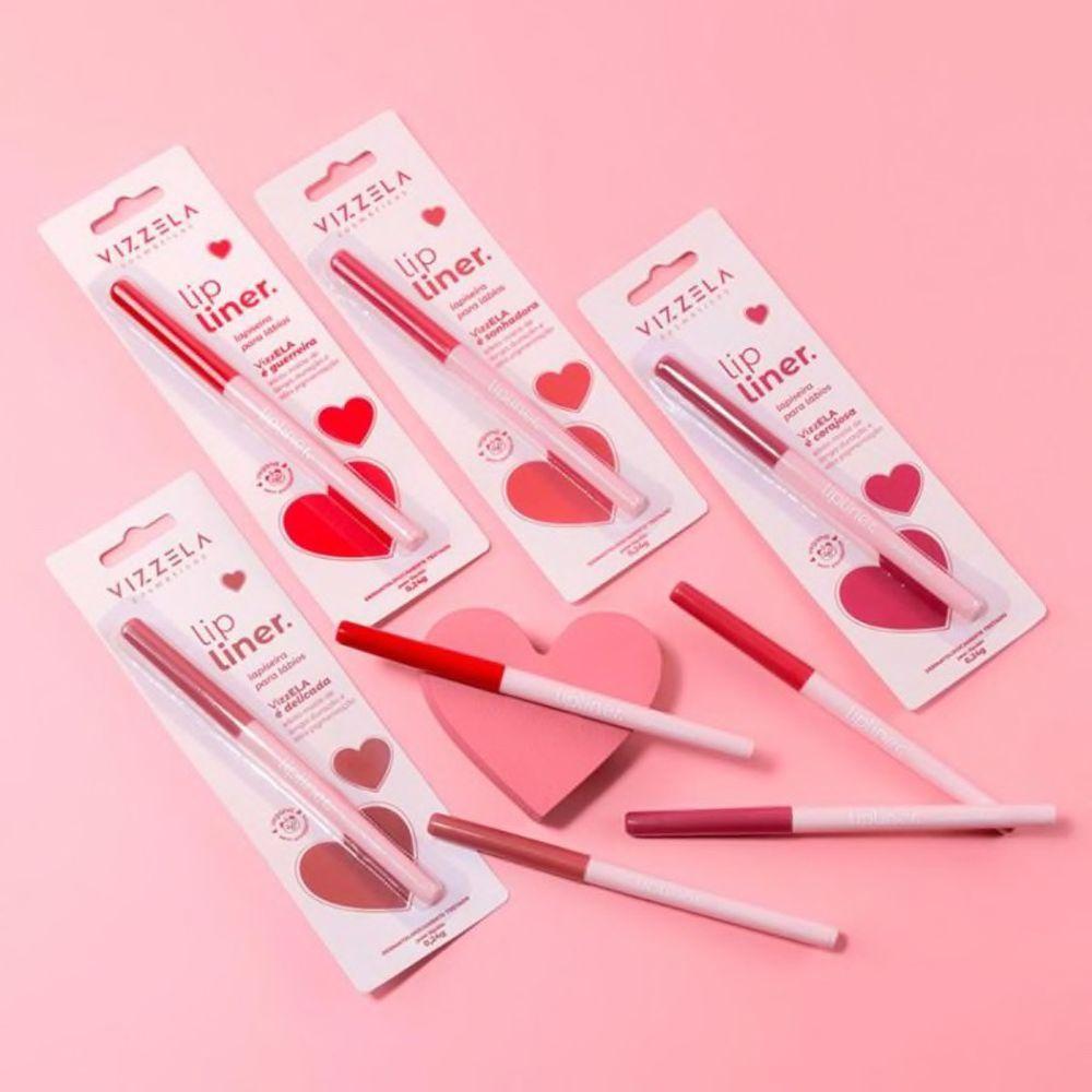 Miniatura Lápis De Boca - Vizzela - Lapiseira Retrátil - Lip Liner Cor Determinada