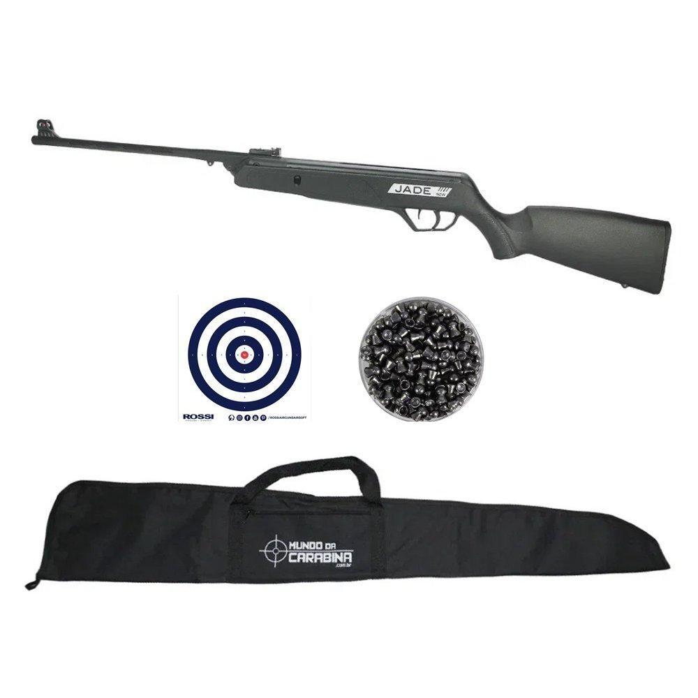 Carabina Pressão Cbc Jade New 5,5 Polimero Capa Chumbo Alvos