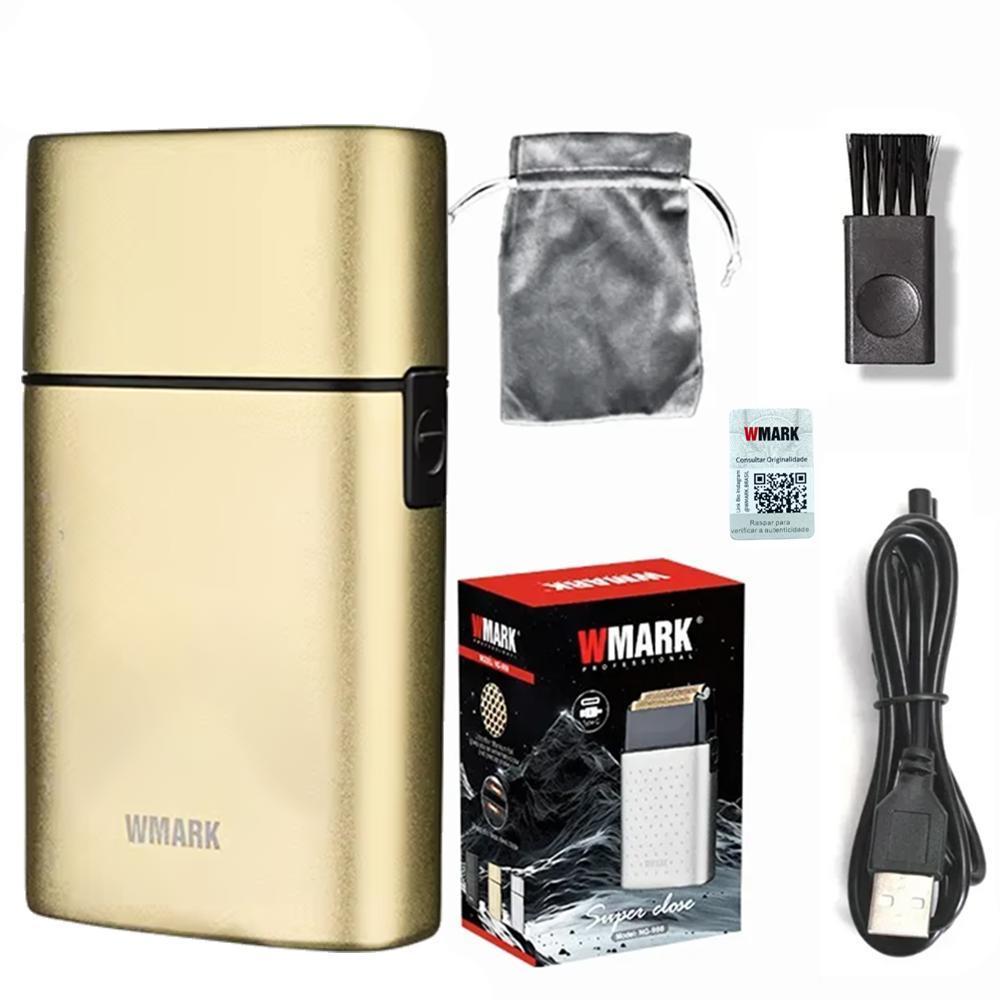 Miniatura Kit 2 Maquina Profissional Corte Ng 2038 Wmark Ng 998 Shaver