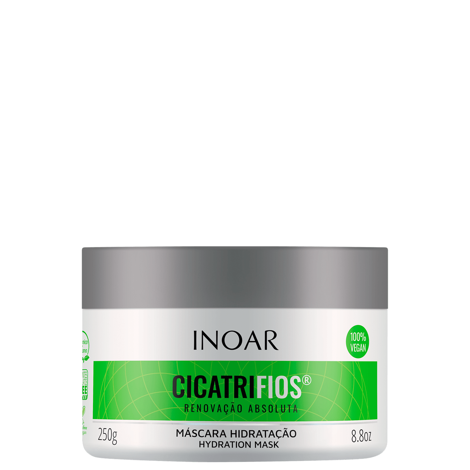 Miniatura Inoar Cicatrifios - Máscara de Hidratação 250g