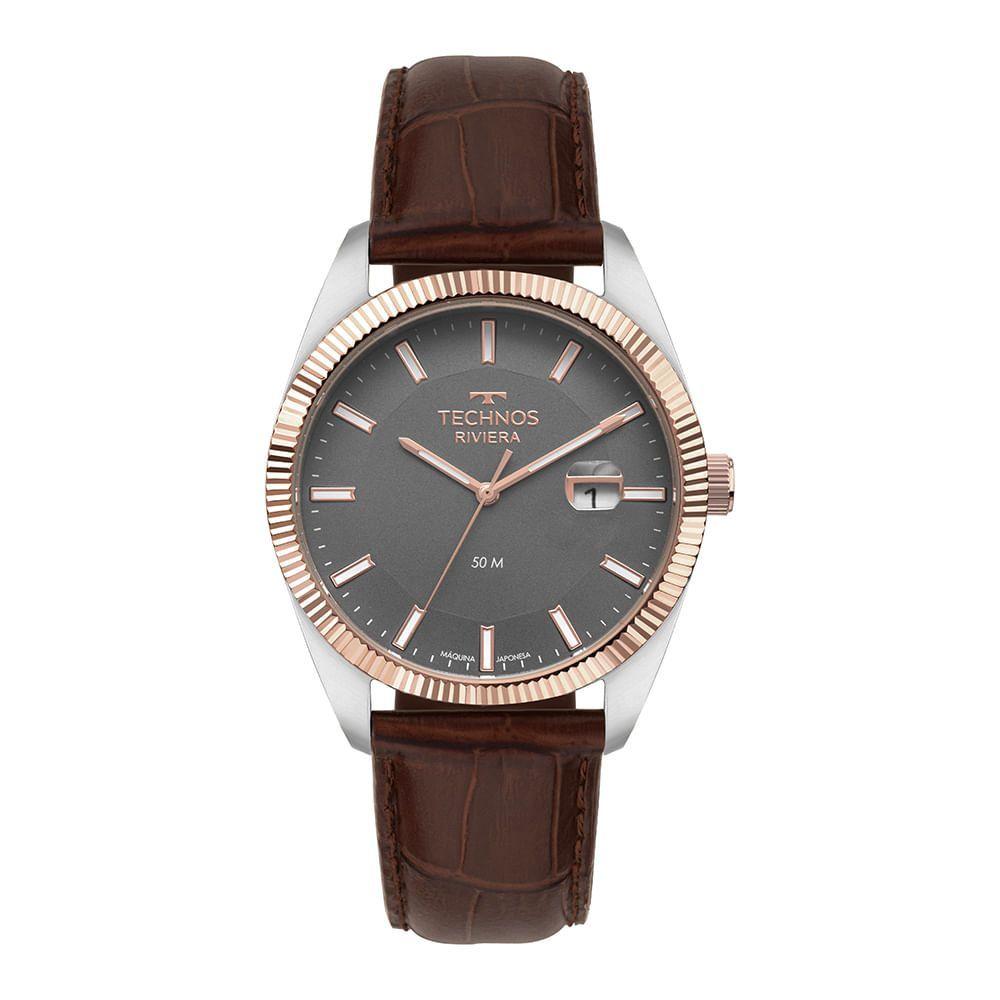 Miniatura Relógio Technos Masculino Riviera Bicolor - 2317ai/0c 2317ai/0c