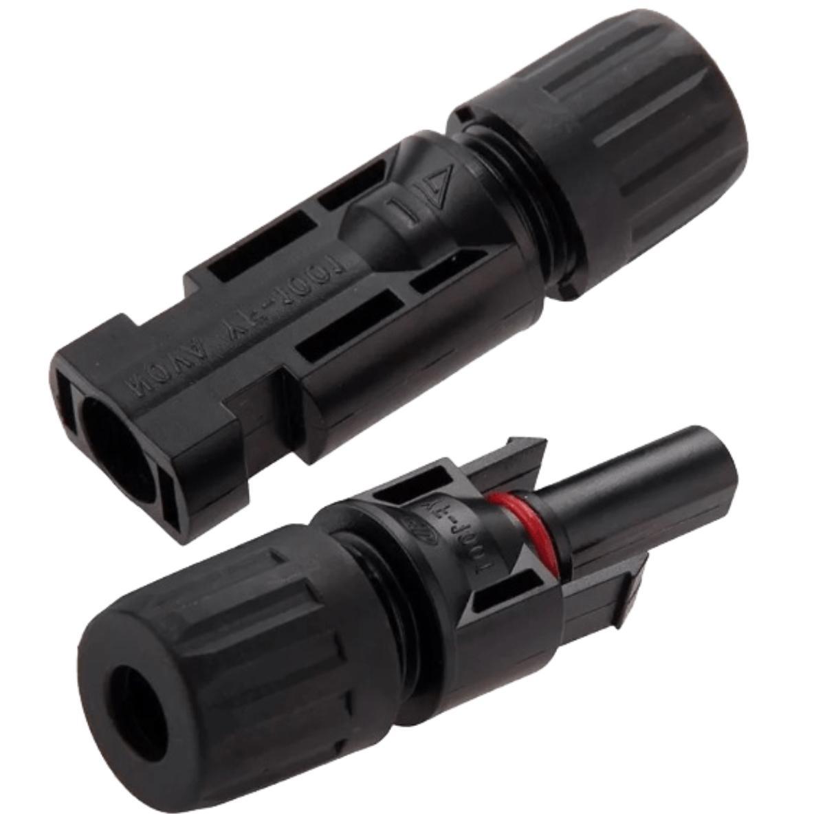 Conector Plug Mc4 Painel Placa Cabo Solar Macho Fêmea Kit 10