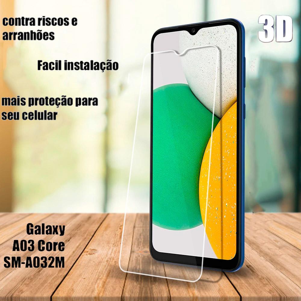 Miniatura Melhor Pelicula 3D Vidro Para Galaxy A03 Core Menor Preço