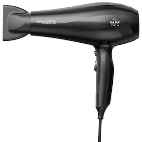 Miniatura Secador de Cabelos GA.MA Italy Eleganza Plus Ceramic Ion Motor AC 2100W - Preto 110V