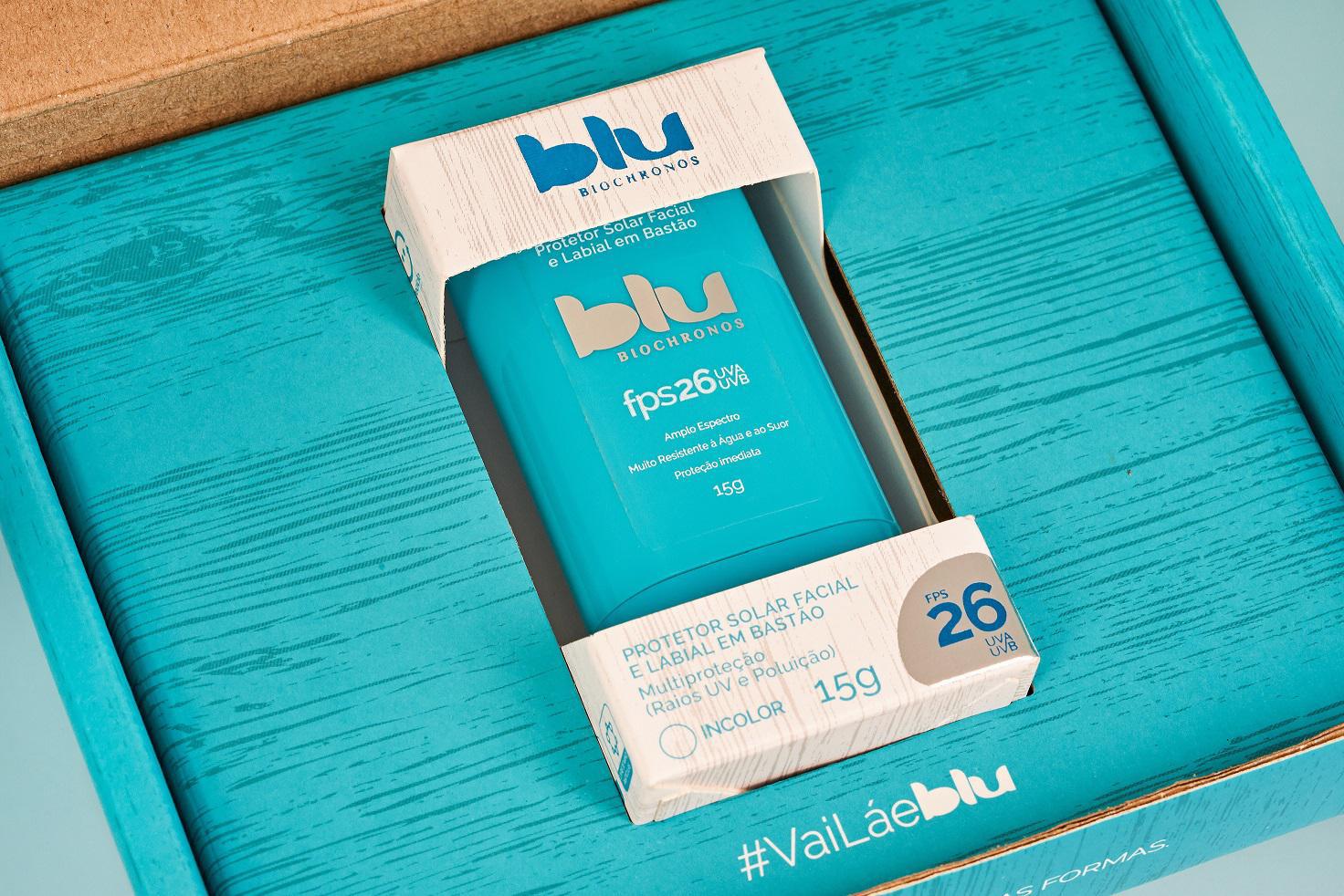 Protetor Solar Incolor E Vegano Em Bastão - Blu Biochronos