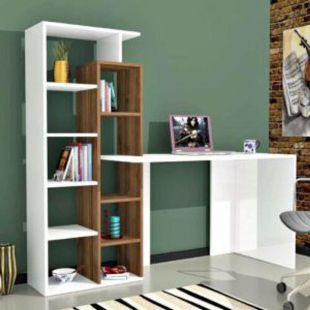 Miniatura Estante E Mesa Para Computador Ramos 100% Mdf (Livros)