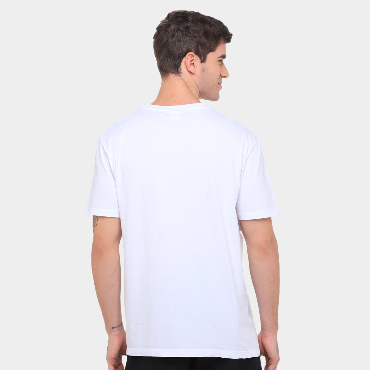 Miniatura Camiseta Tommy Jeans Chest Masculina Branco - GG