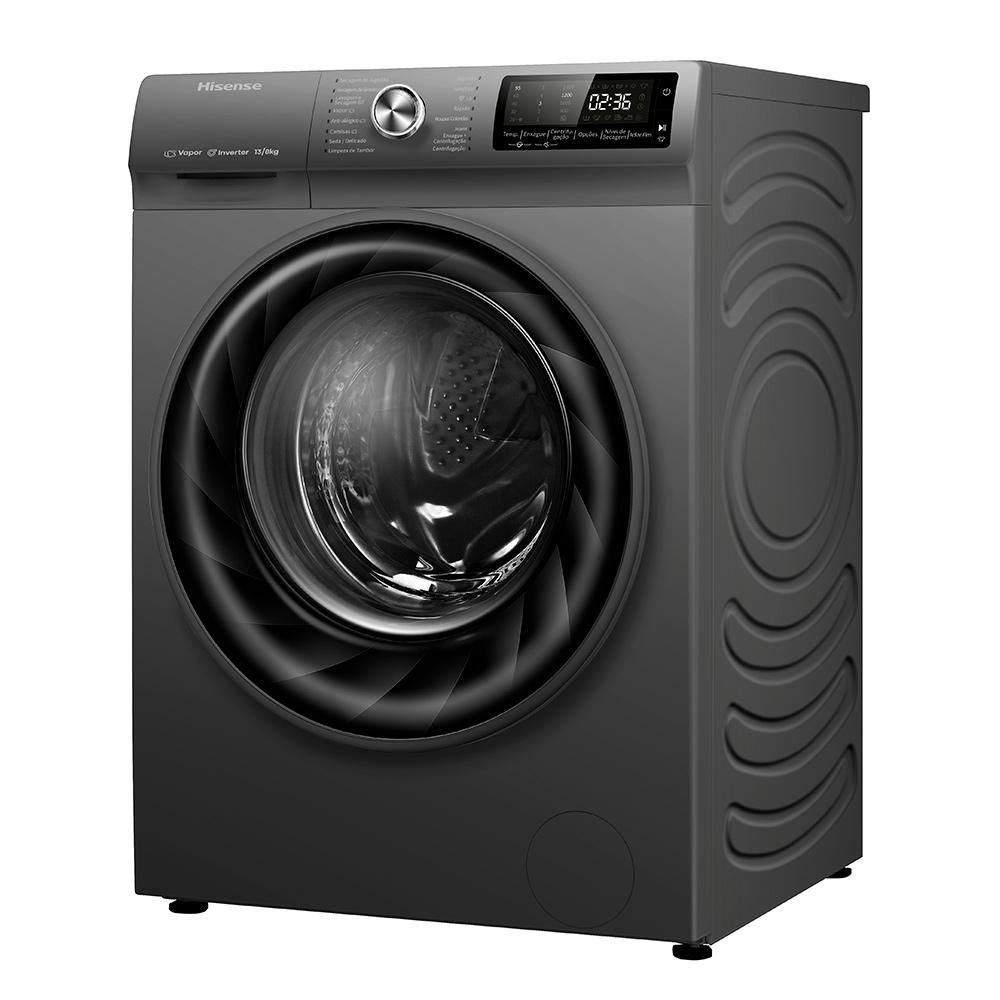 Miniatura Lava & Seca Hisense Steam Titanium com 13 Programas de Lavagem - WD5Q1342BW 110