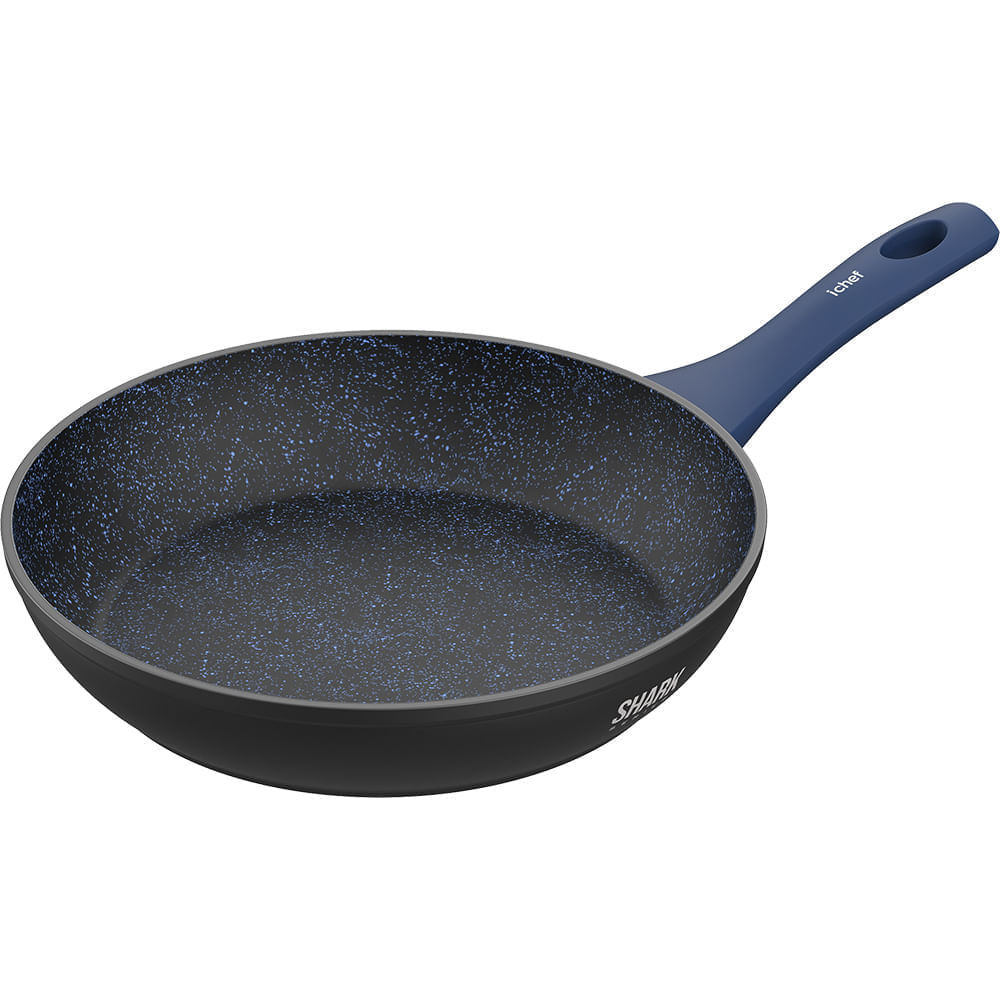 Panela Sauté Grand 24cm Ichef Home Azul Polishop Shark Series