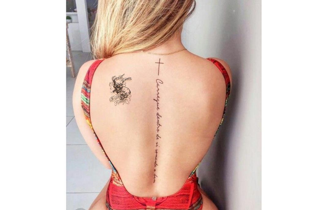 Miniatura Tatuagem Temporária Palhaço Chora Agora Ri Depois Removível