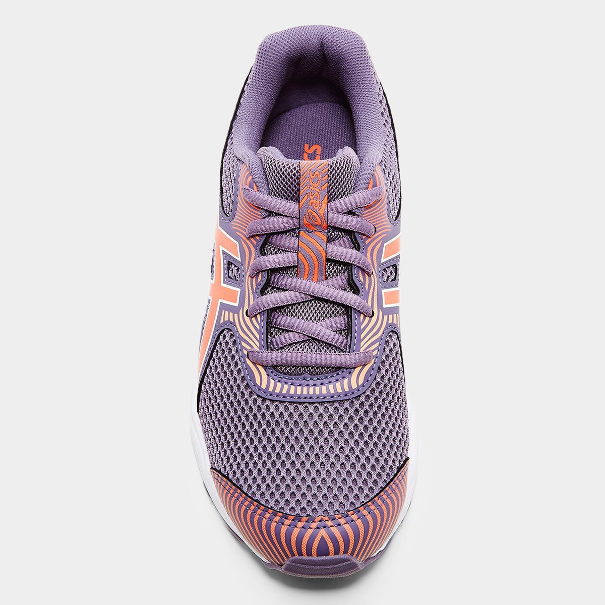 Miniatura Tênis Infantil Asics Buzz 4 Gs Roxo+Laranja - 31
