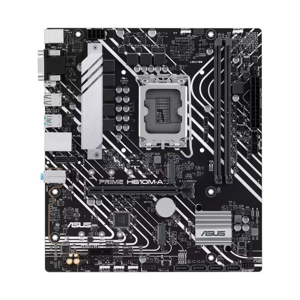Miniatura Placa-Mãe ASUS Prime H610M-A, Intel, M-ATX, DDR5, Preto - 90MB1G20-M0EAY0