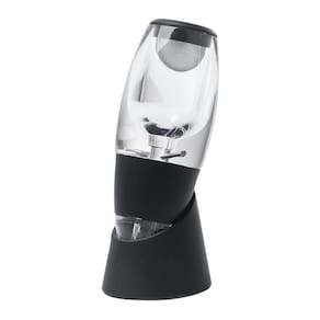 Miniatura Aerador para Vinho Brinox 2425/102 com Base em Acrílico - Incolor/Preto