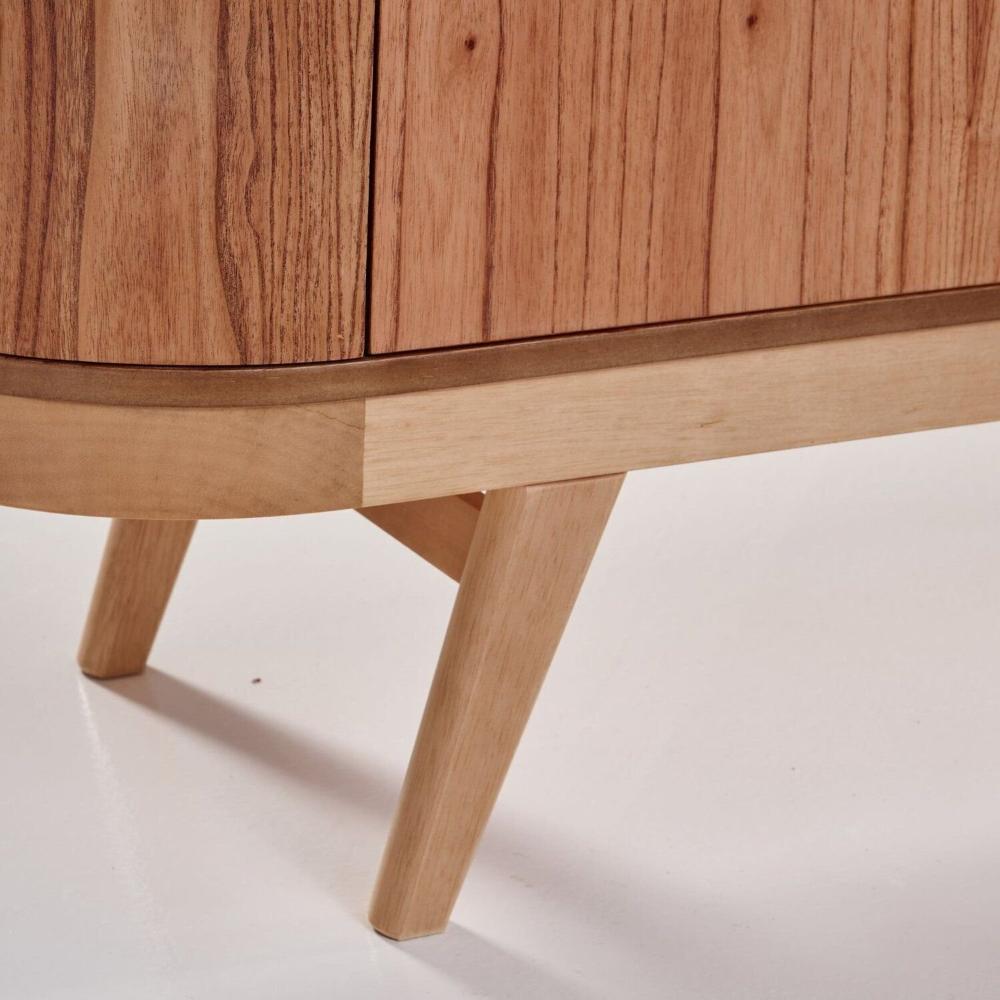 Miniatura Buffet para Sala de Jantar 180 Cm Laminado Vigo Mel