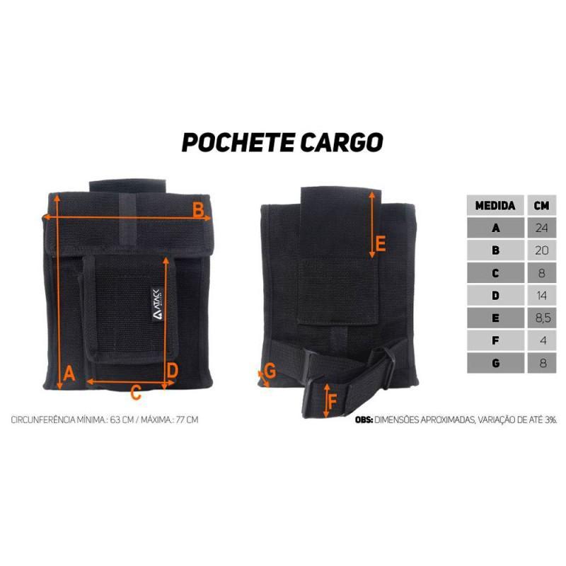 Miniatura Pochete Cargo Perfeita Para Transporte De Acessórios Maiores