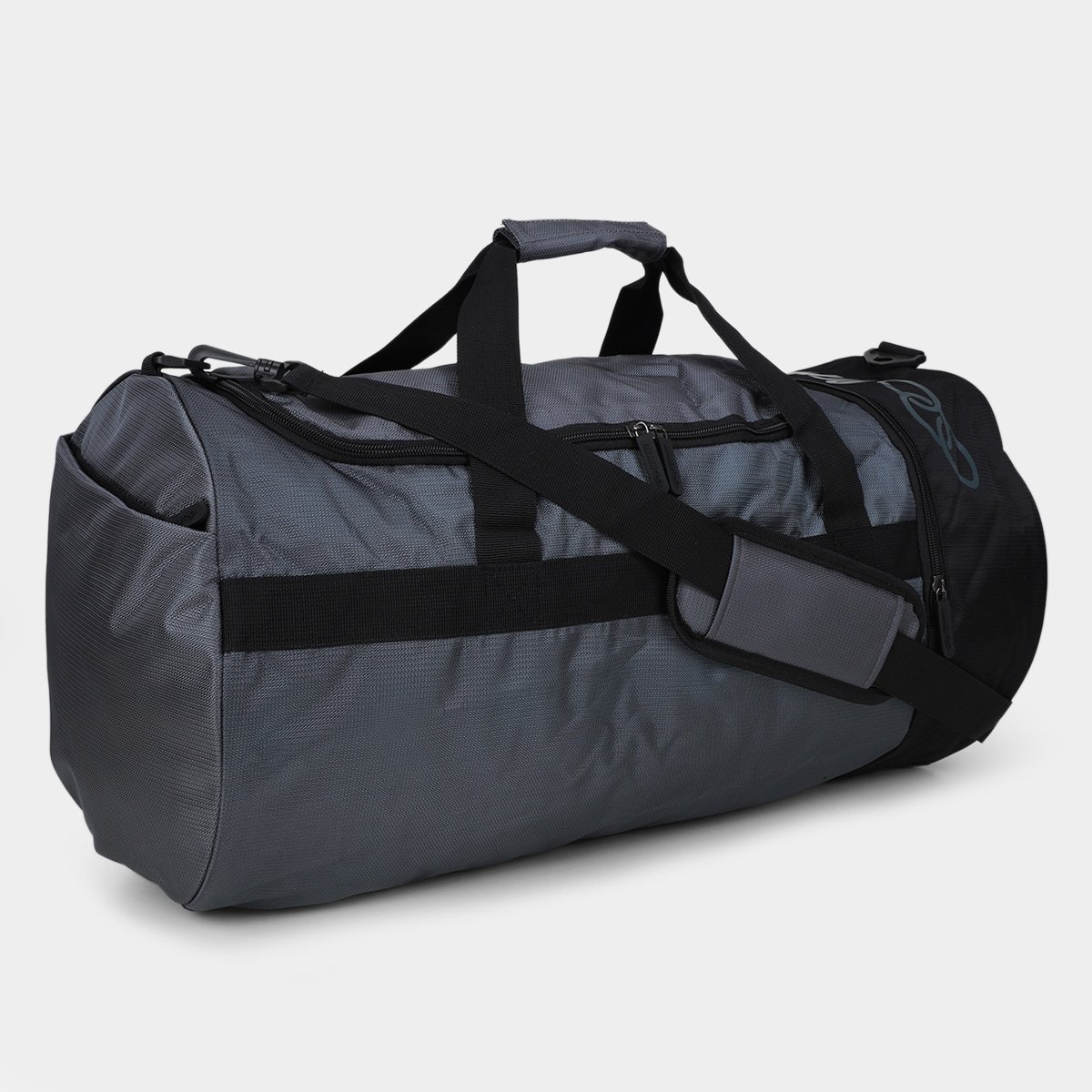 Miniatura Bolsa Olympikus Gym Bag Cinza+Preto