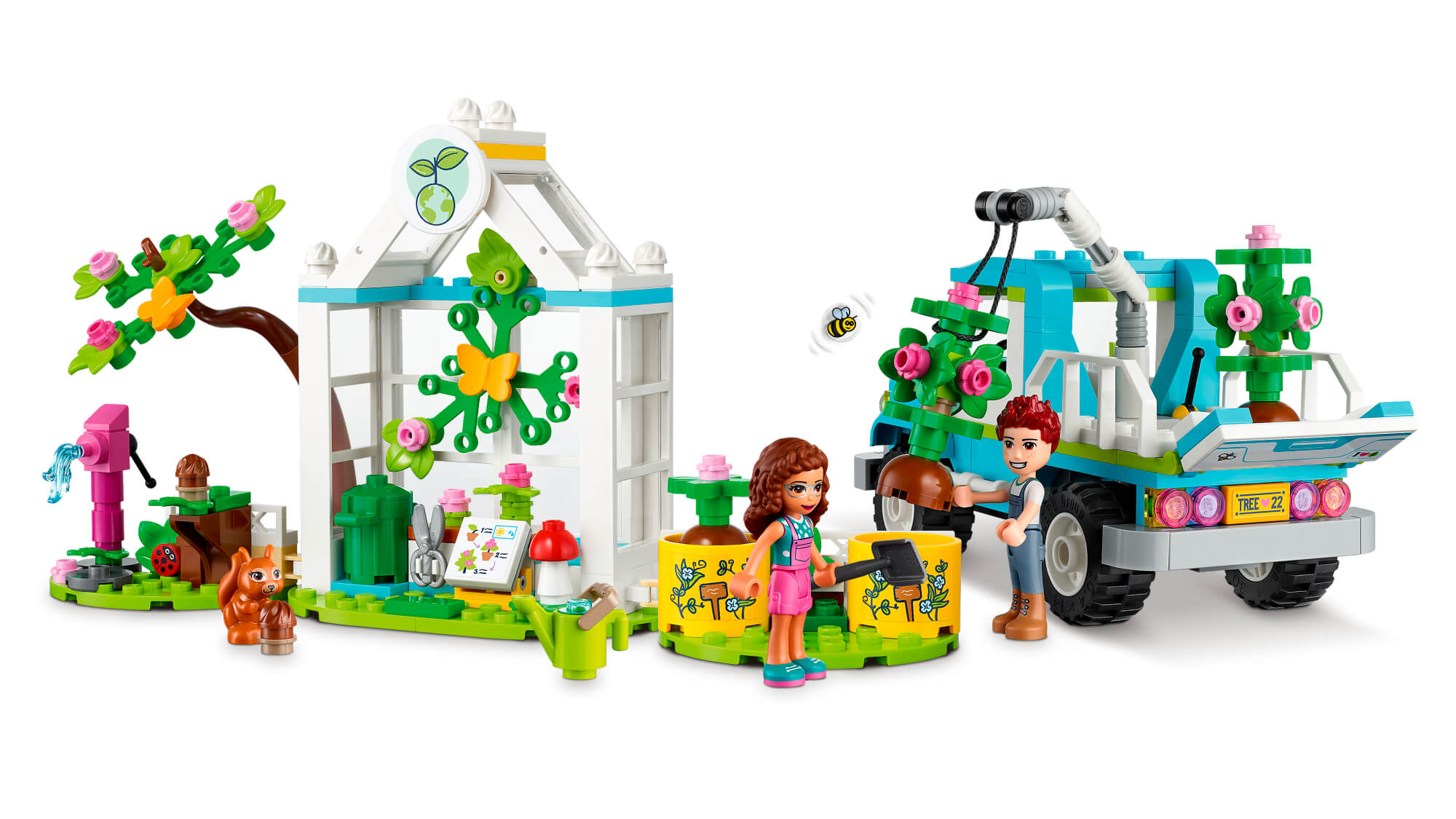 Miniatura LEGO FRIENDS - Veículo de Plantação de Árvores