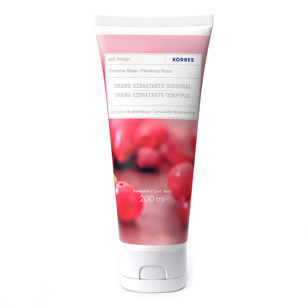 Miniatura Creme Hidratante Corporal Korres – Pimenta Rosa 200ml