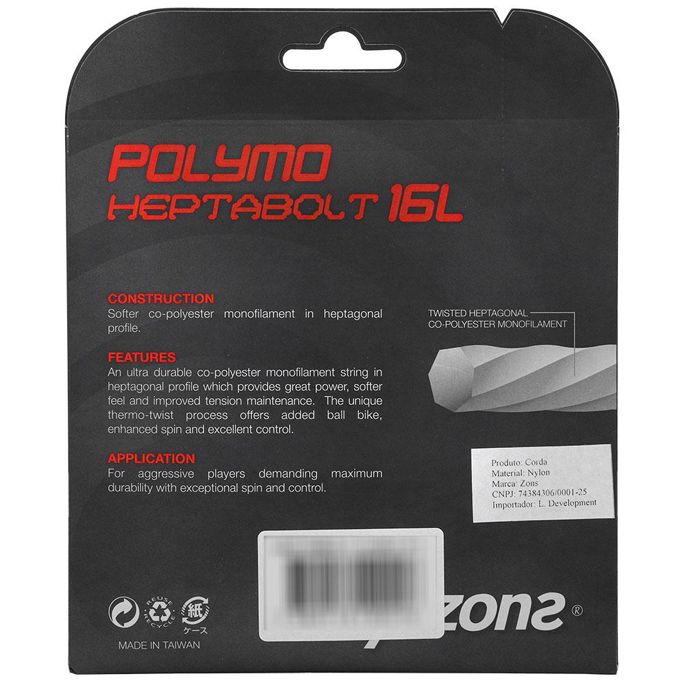 Miniatura Corda Zons Heptabolt 16L 1.25mm Preta - Set Individual