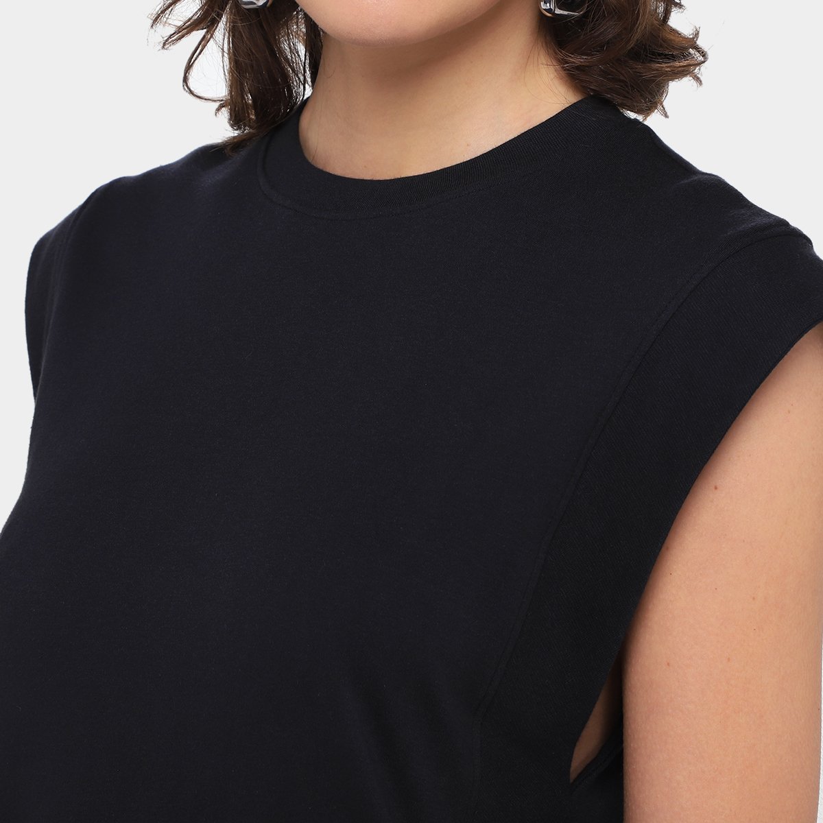 Miniatura Vestido Fila Heritage Essential Feminino Preto - GG