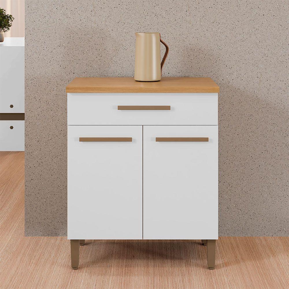 Balcão Omega Master Mdf Arte Móveis Branco