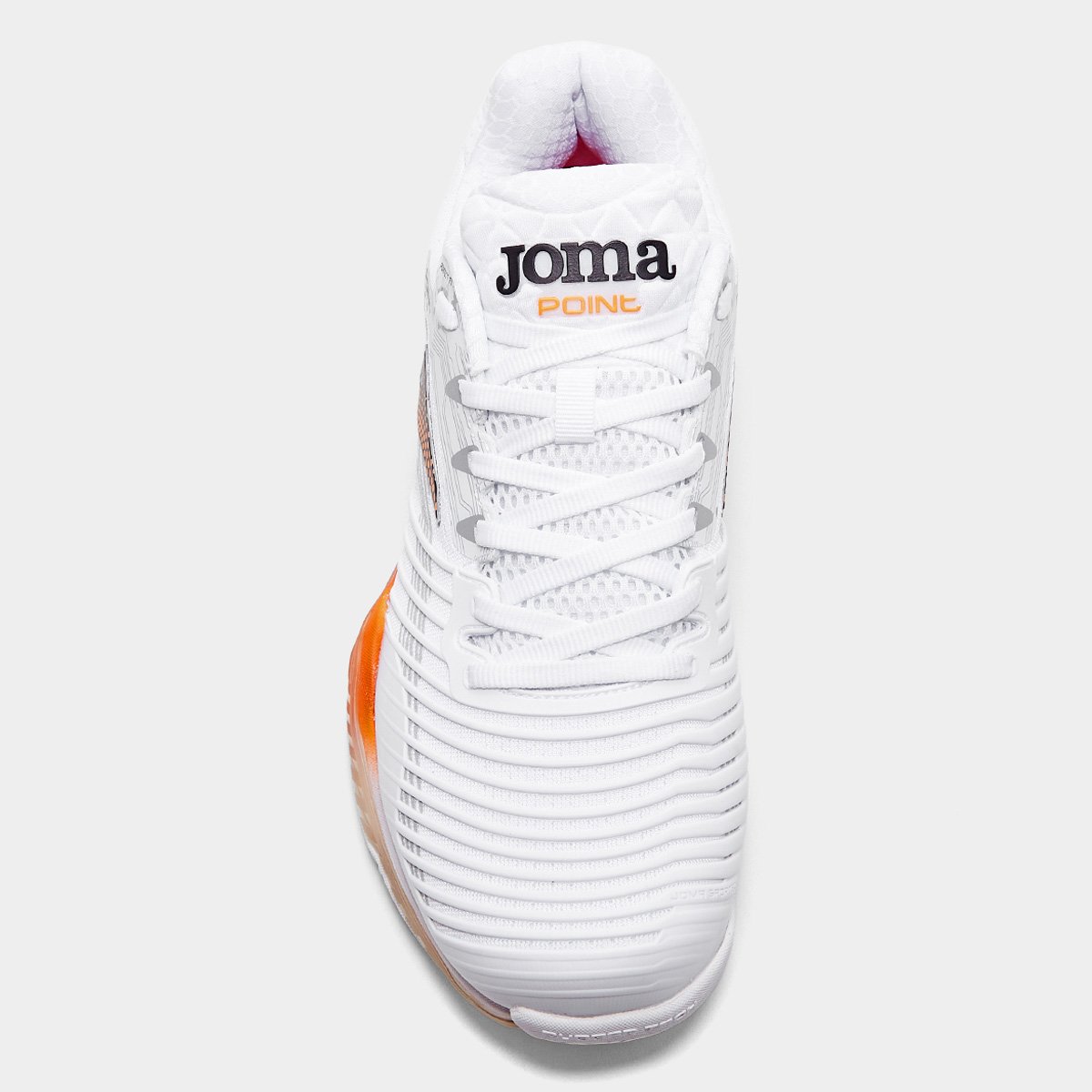 Miniatura Tênis Joma Point All Court TPOIS2532AC Masculino Branco+Preto - 39
