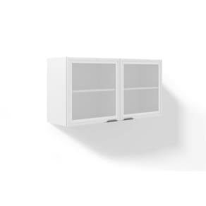 Cozinha Completa Bartira Linea com 13 Portas e 6 Gavetas e 9 Prateleiras - 562,6cm de largura Branca