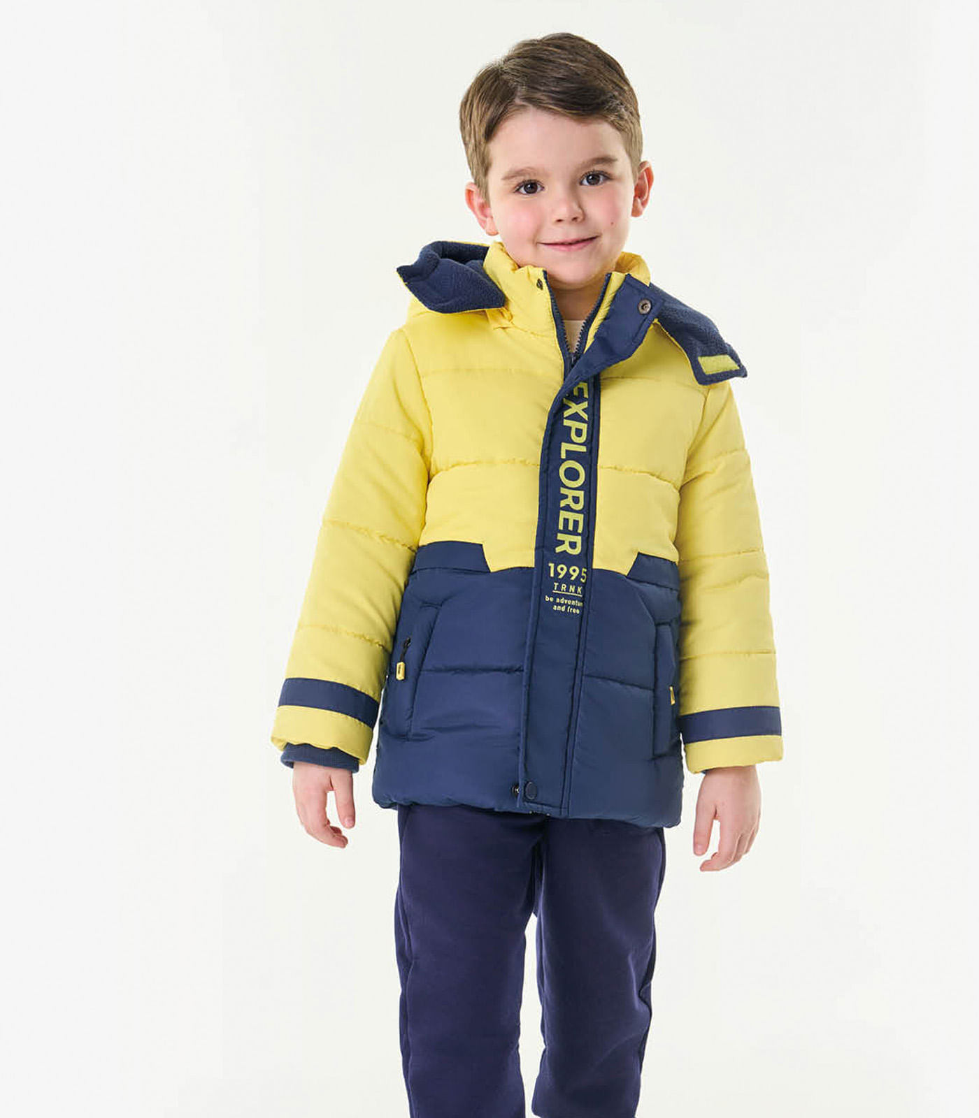 Miniatura Jaqueta Infantil Explorer Trick Nick Amarelo 4