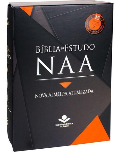 Miniatura Bíblia De Estudo Naa Couro Legítimo Nova Almeida Atualizada