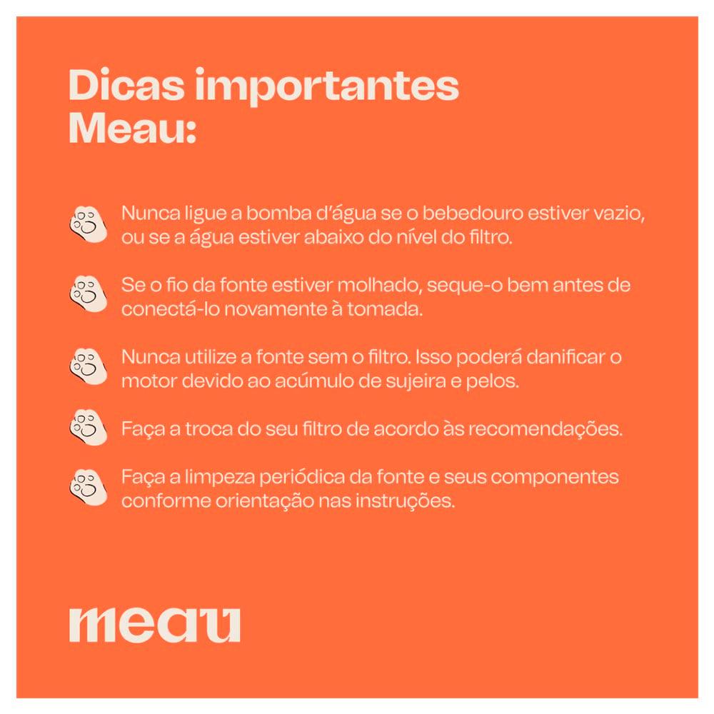 Fonte Bebedouro Meau Clássica Rosa - Bivolt
