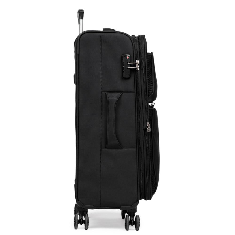 Miniatura Mala Média Poliéster 4 Rodas Swiss One Verbier II Preto Preto - M