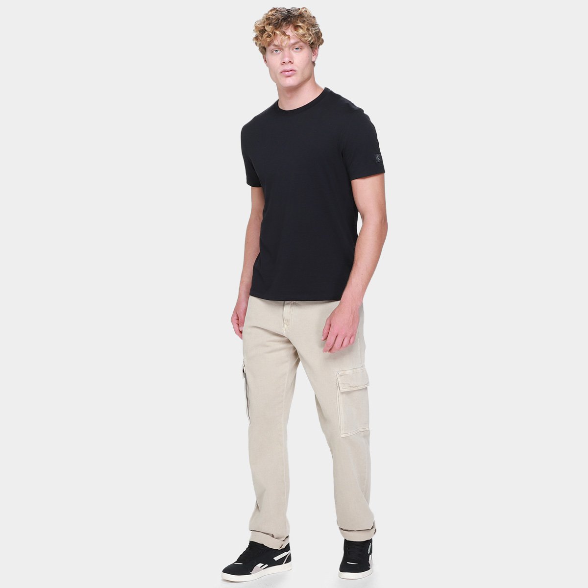 Miniatura Camiseta Calvin Klein Masculina Preto - G