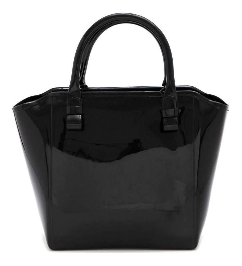 Miniatura Bolsa Grande Petite Jolie Original Tendencia Verao Preta