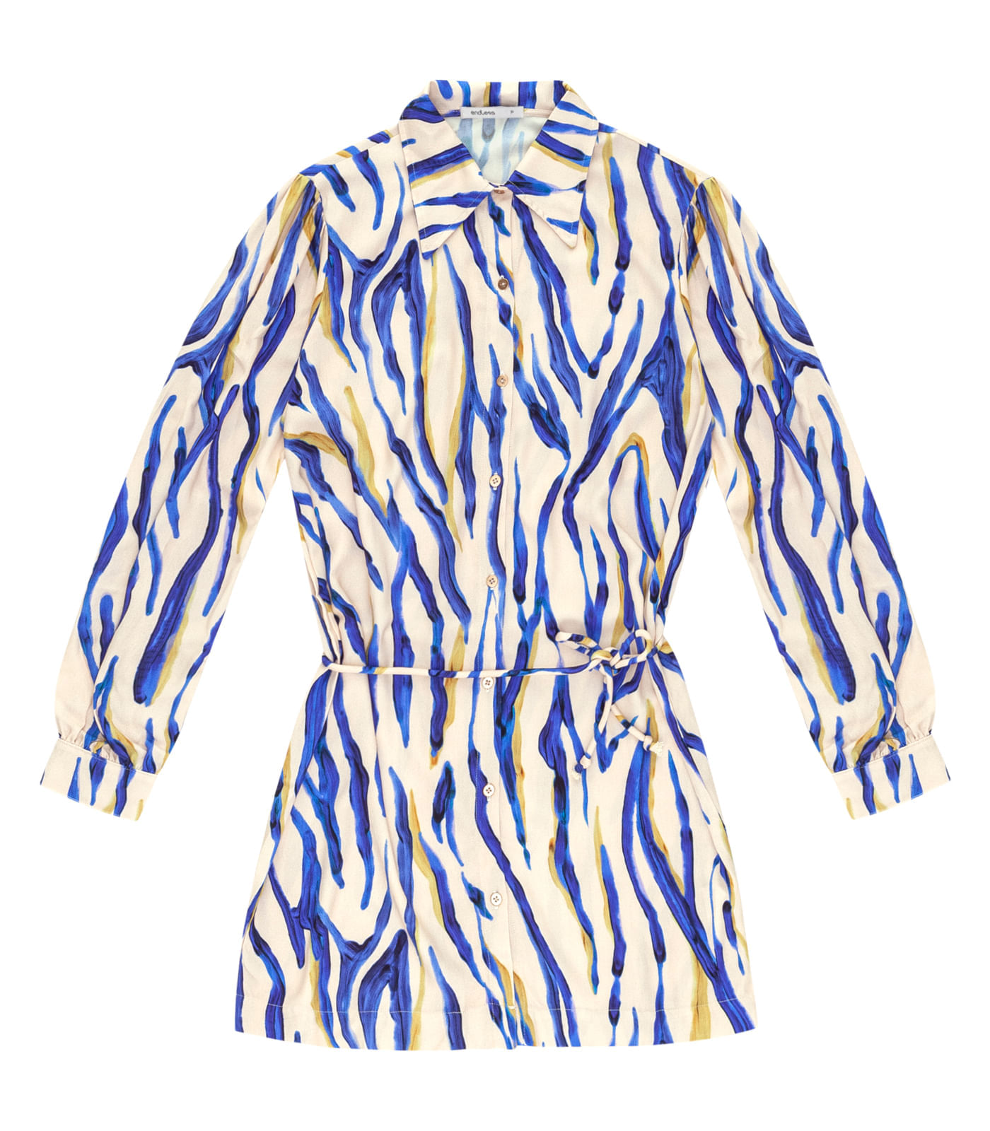 Miniatura Vestido Feminino Chemise Endless Bege G