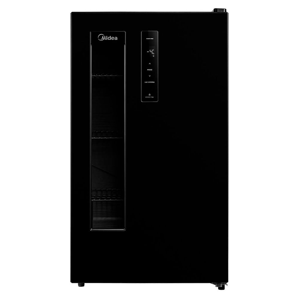 Miniatura Cervejeira Frost Free 82L Midea com Painel Touch MDRX150FGGDX Preto - 110V