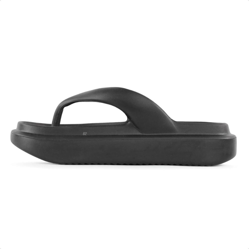 Miniatura Chinelo Usaflex Poofy Salto Plataforma Feminino Preto - 34