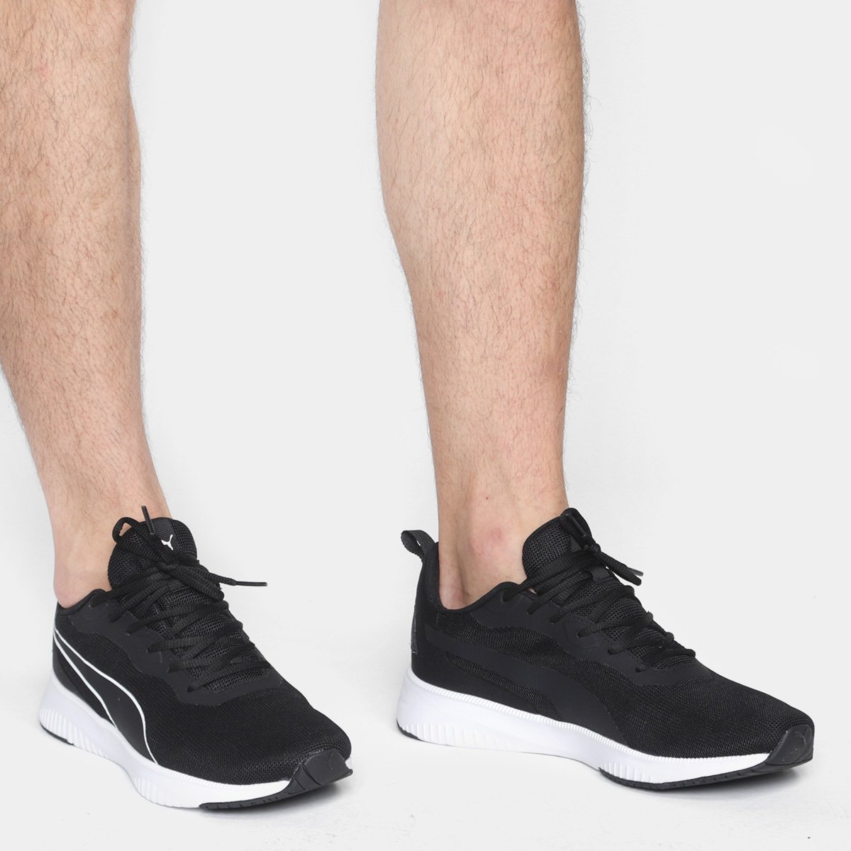 Miniatura Tênis Puma Flyer Flex Bdp Masculino Preto+Branco - 39