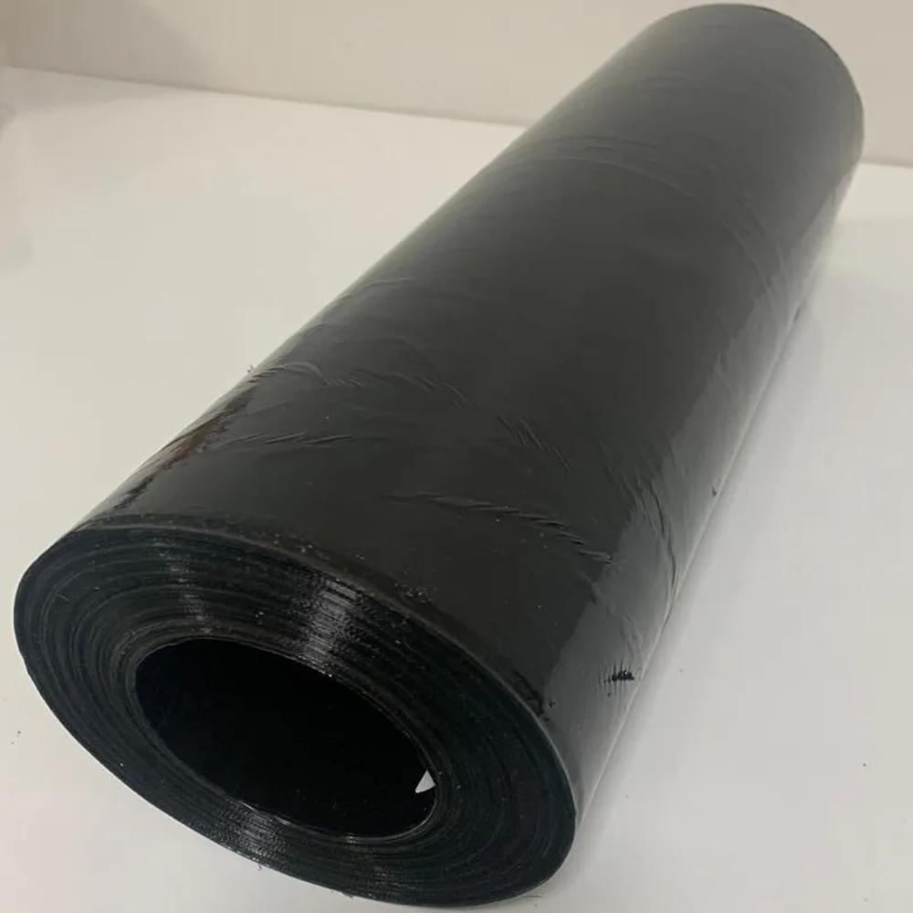 Miniatura Bobina Filme Stretch Sem Tubete 50 Cm X 500 Metros Preto