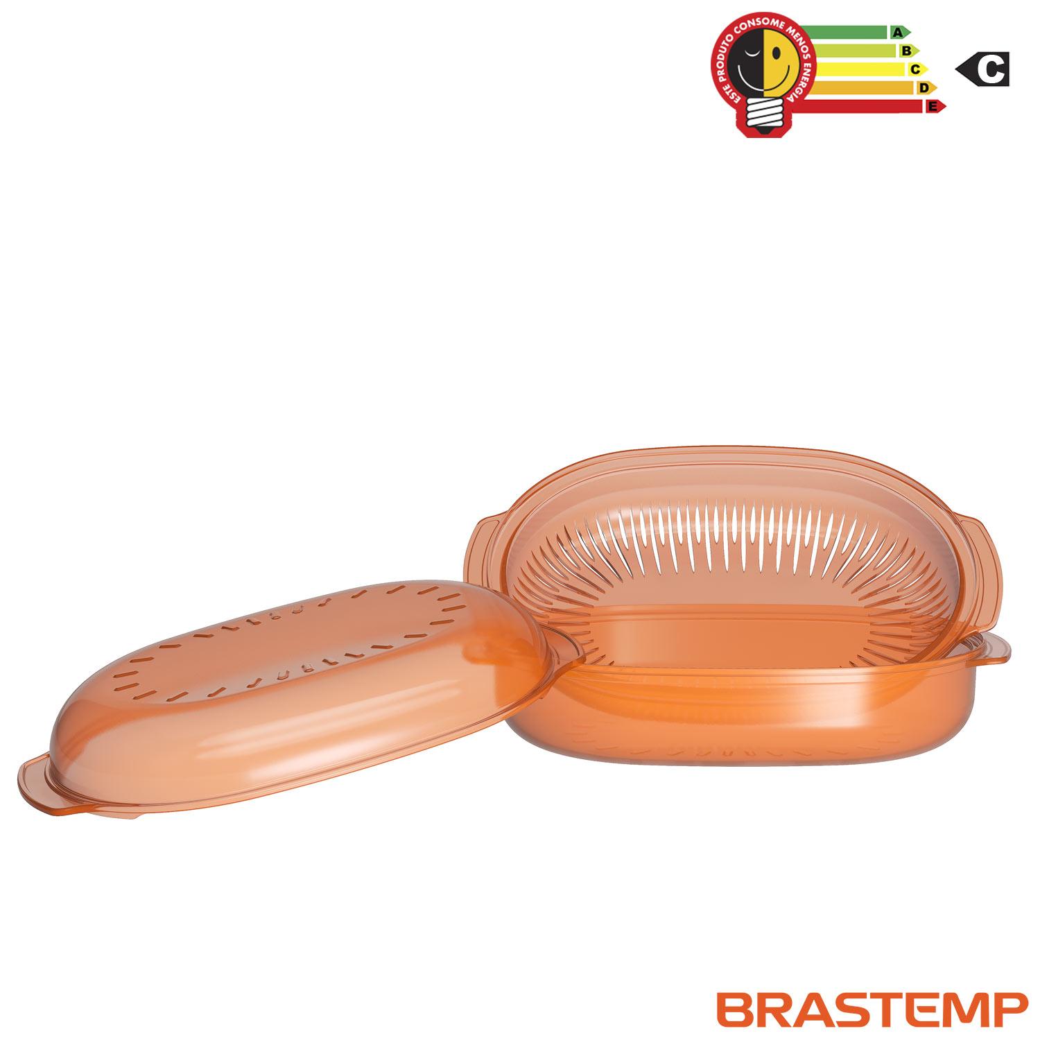 Micro-ondas de Embutir Brastemp com 40 Litros de Capacidade e Grill Inox - BMO40AR 220