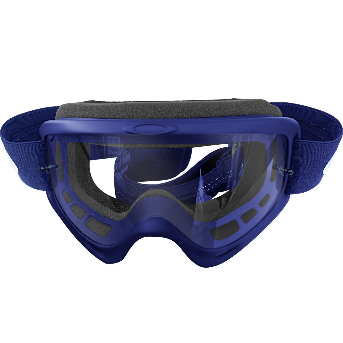 Miniatura Óculos Goggle Oakley O Frame Mx Moto Blue/Lente Clear