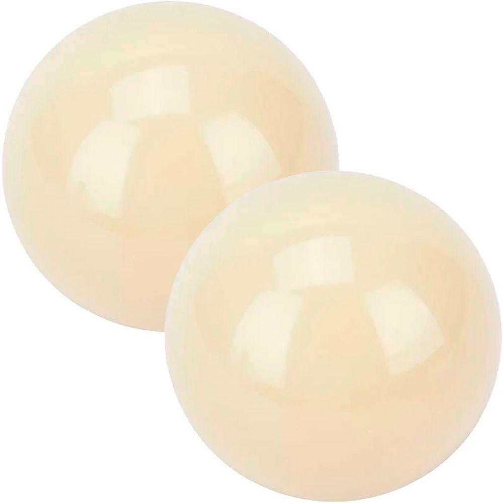 Miniatura Kit 6 Bolas Bolão De Bilhar Sinuca Profissional Branco 57mm