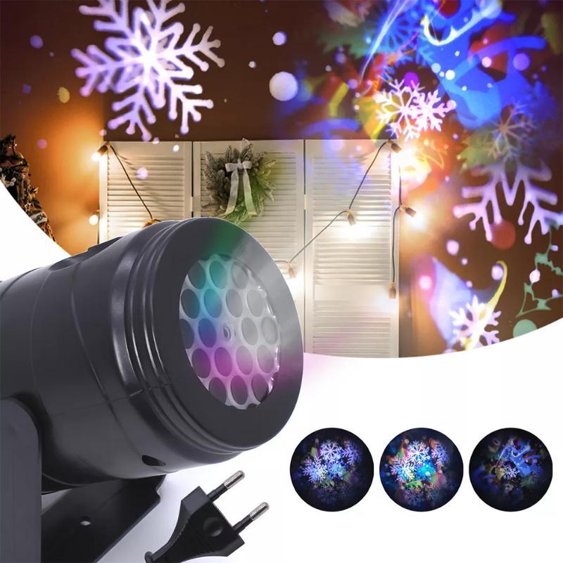 Projetor Laser Jardim Natal Led Natalinos Desenhos Carcaça