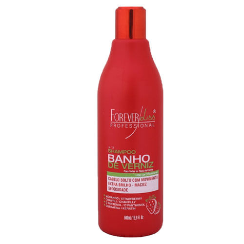 Miniatura Forever Liss Kit Banho De Verniz Morango 250Gr 3 produtos - Todos os tipos