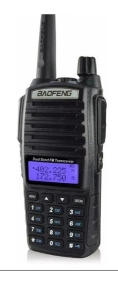 Miniatura Fone Com Ptt E Fio De Nylon Para Walkie Talkie Baofeng