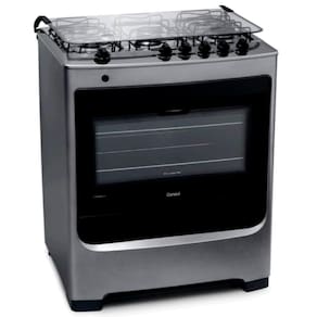 Miniatura Fogão Consul 5 Bocas CFS5NAR com Mesa de Inox e Acendimento Automático Bivolt - Inox