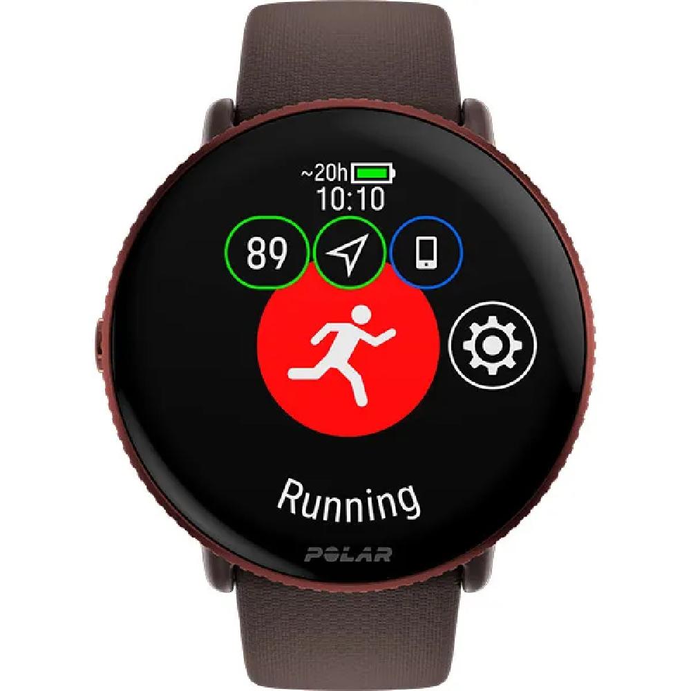 Miniatura Relógio GPS Monitor Cardíaco Polar Ignite 3 Copper Brown